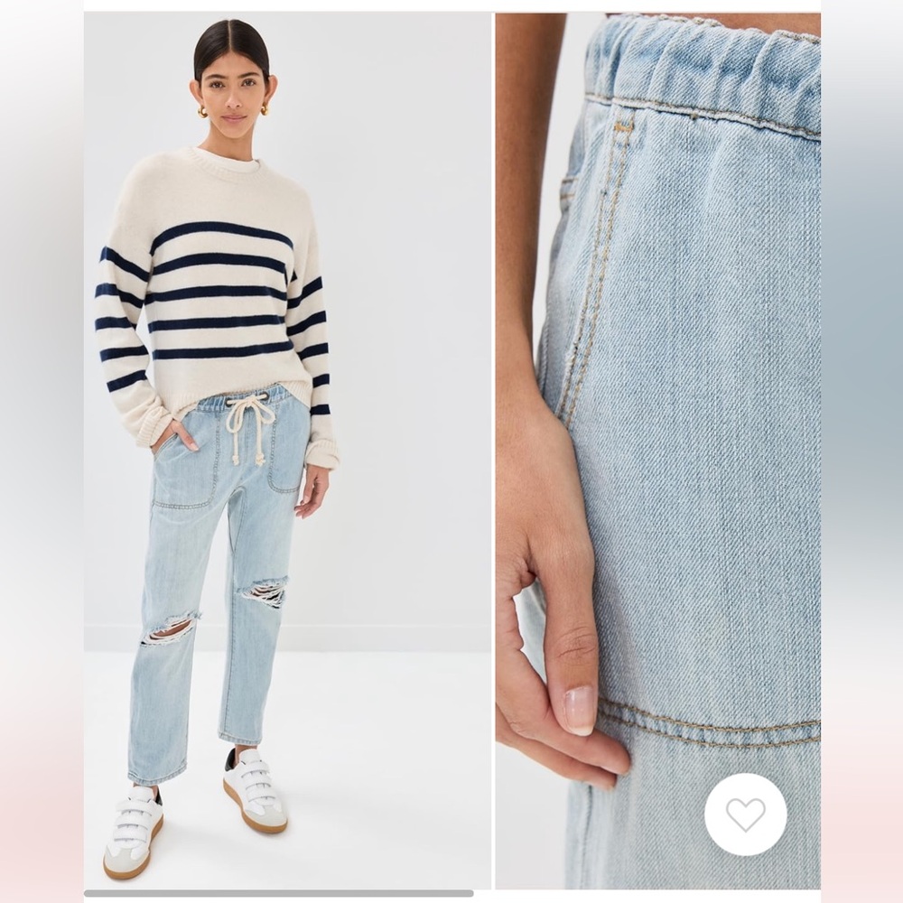 One Teaspoon Drawstring Boyfriend Jeans